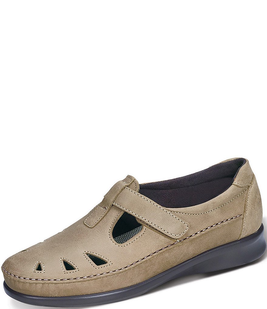 SAS Roamer Leather Flat Loafers