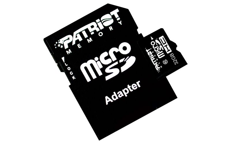 Patriot Memory 32GB microSDHC Class 10 Flash Card - 5 Year Warranty