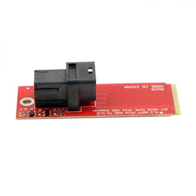 Jimier U.2 U2 Kit SFF-8639 NVME PCIe SSD Adapter for Mainboard SSD M.2 SFF-8643 Mini SAS HD SF-094