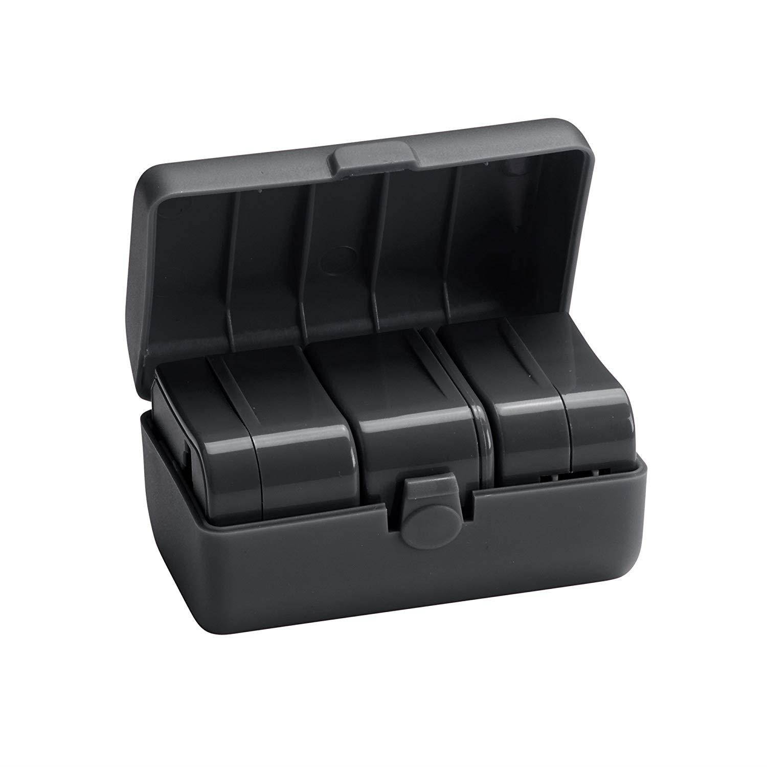 Lewis N Clark Adapter Plug Kit W/ 2.1a Dual USB Charger, Black