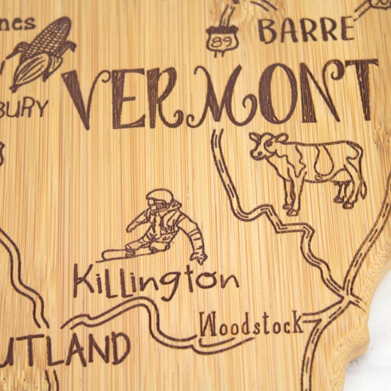 Totally Bamboo Destination Vermont Serving and Cutting Board