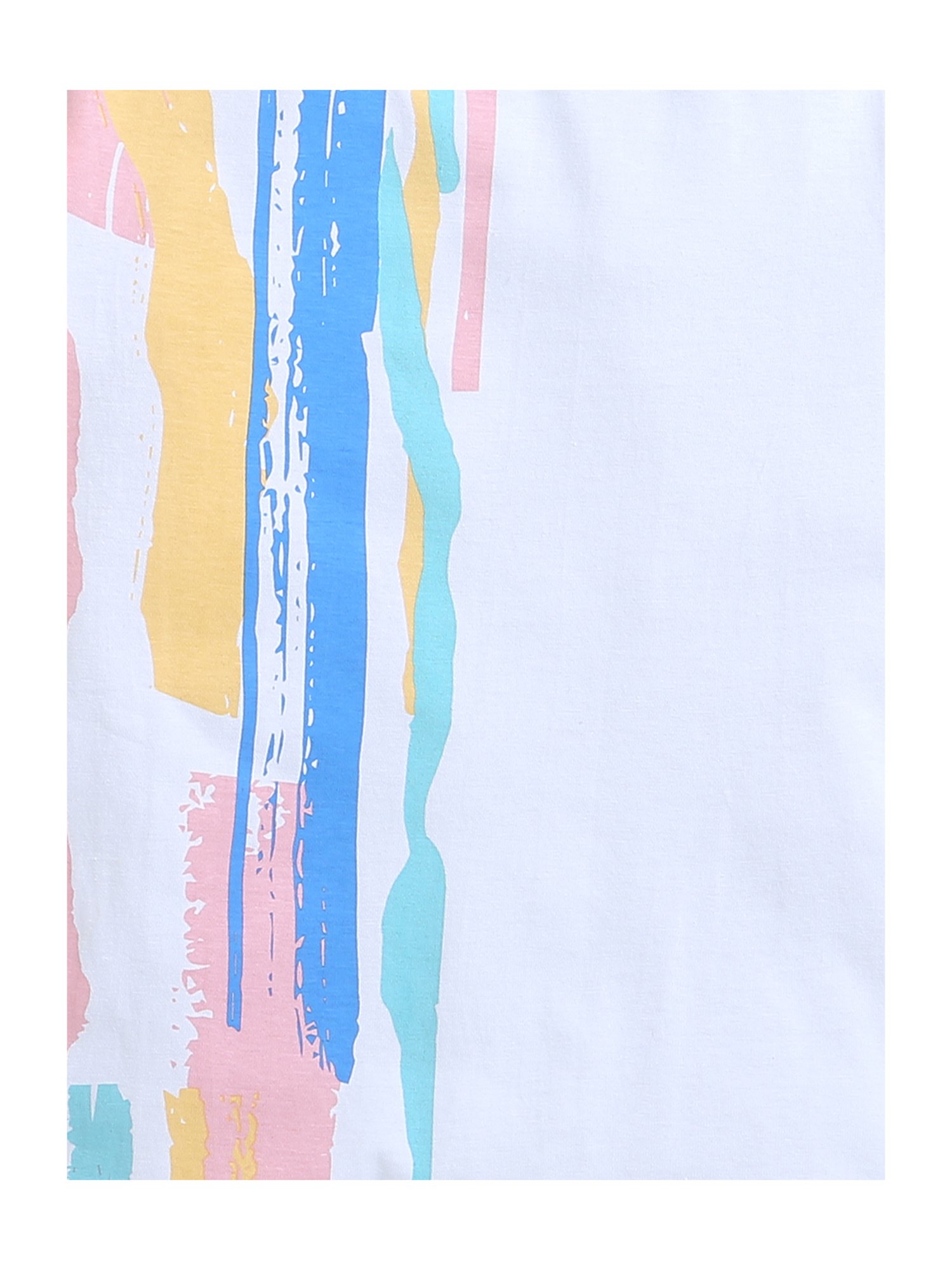 Bumzee Kids White Printed T-Shirt