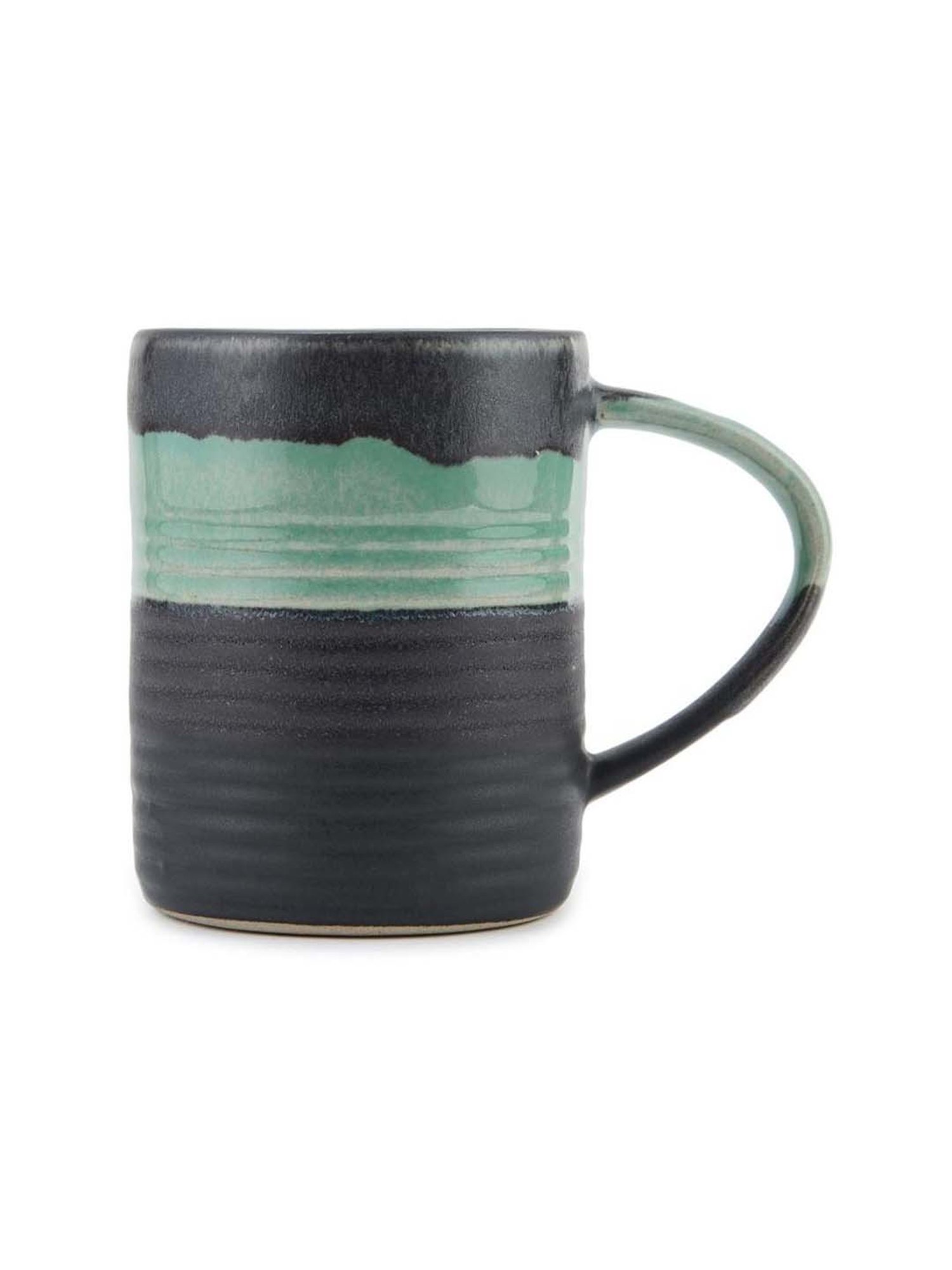 Fabindia Home Navy Ceramic Mug (380ml)