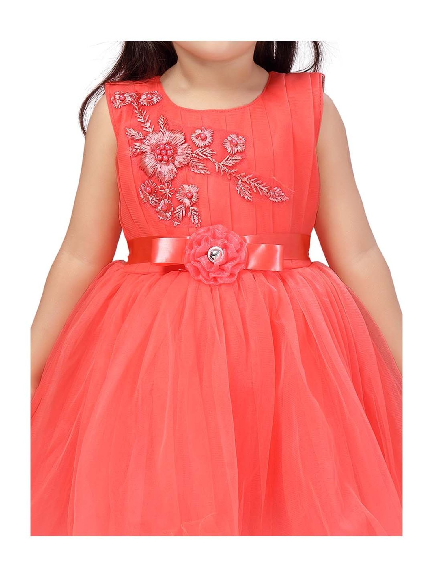 Aarika Kids Gajri Embroidered Frock