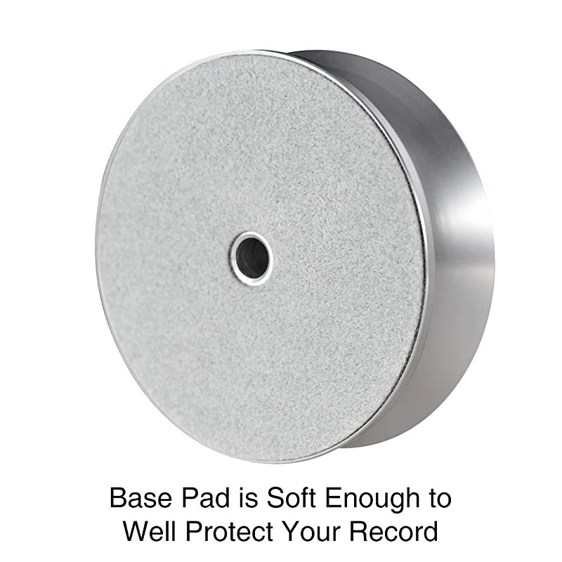 Record Weight Stabilizer by Turntable Weight ClampsLow Profile to Fits Under Dust Cover of Turntable Vinyl Disc LP Record Player Silver