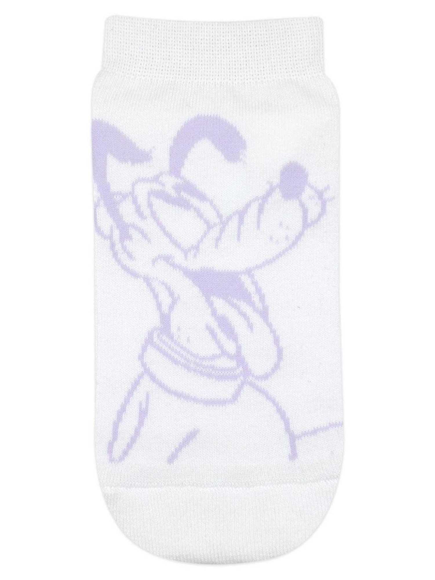 BALENZIA White Cartoon Socks (Pack of 2)