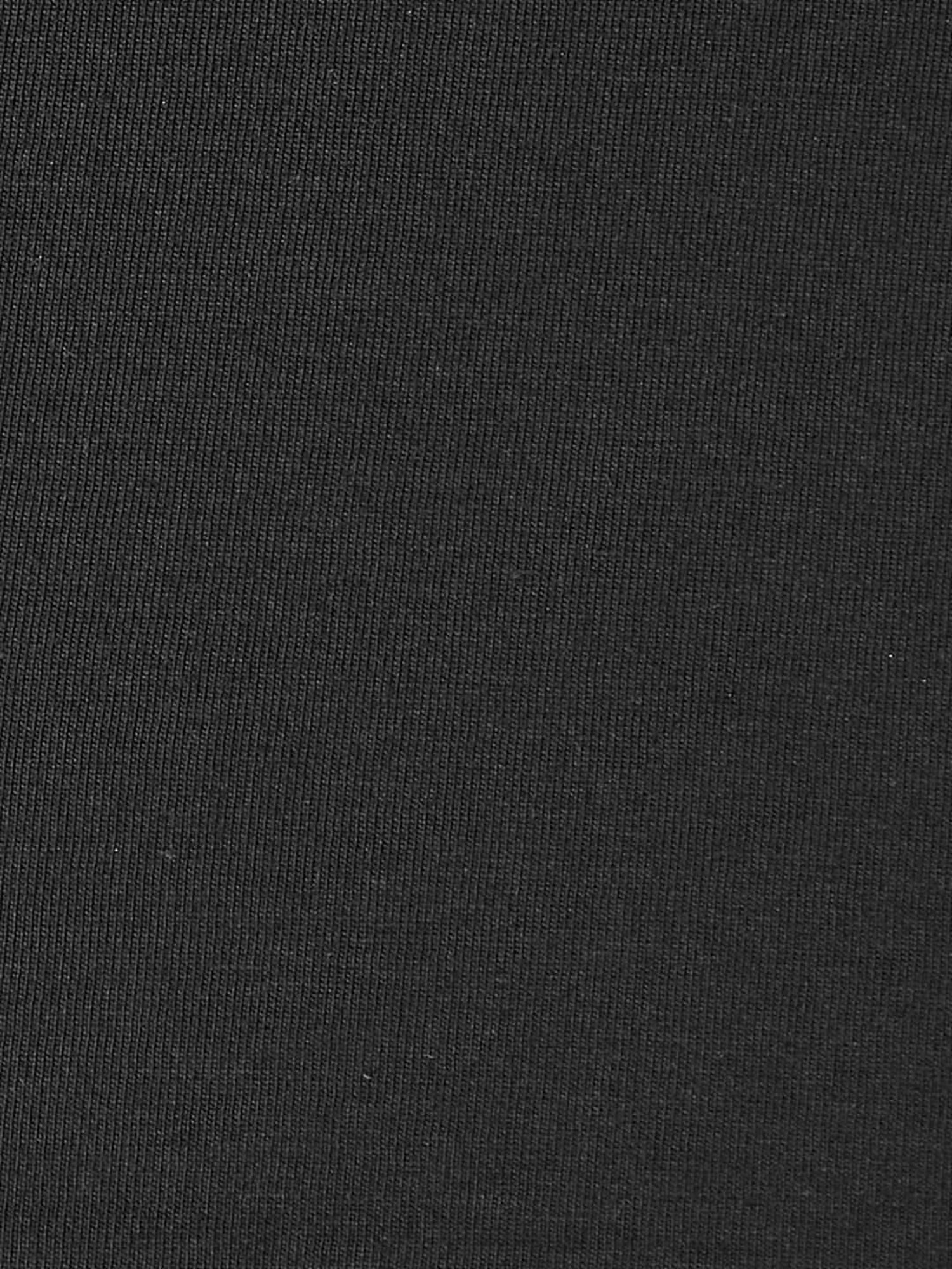 Ajile by Pantaloons Black Cotton Printed Sports Top