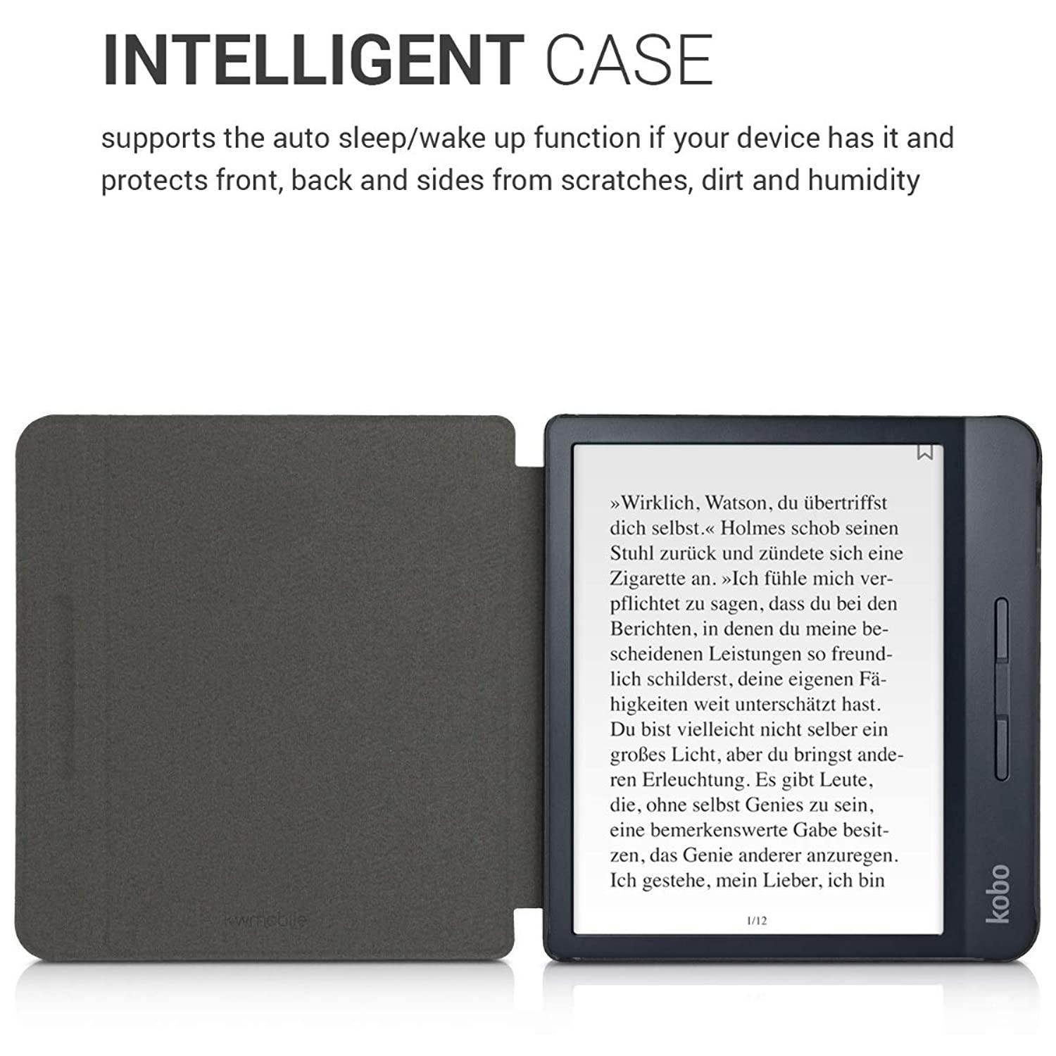 Case Compatible with Kobo Libra H2O - PU e-Reader Cover - Cosmic Nature