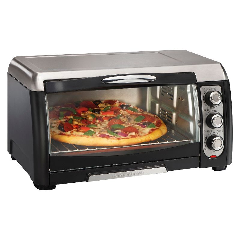 Hamilton Beach Convection Toaster Oven 6 Slice - Black 31331