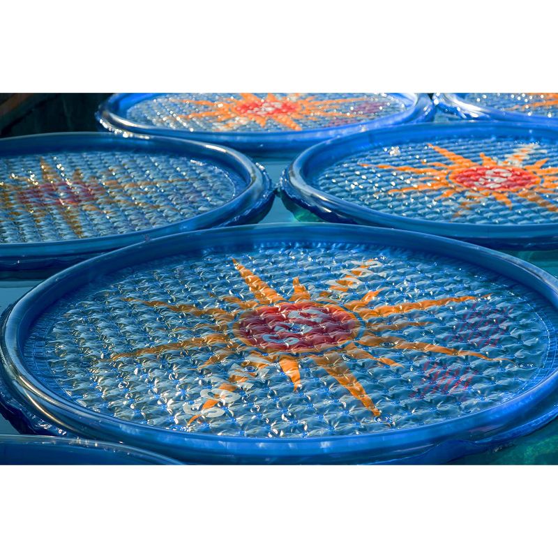 Solar Sun Rings UV Resistant Above Ground Inground Swimming Pool Hot Tub Spa Heating Accessory Circular Heater Solar Cover, SSRA, Sunburst
