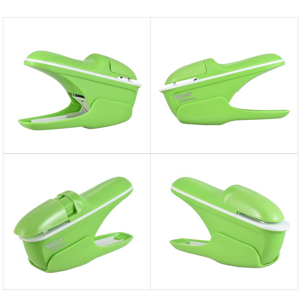 Hand-held Mini Safe Stapler without Staples Staple Free Stapleless 7 Sheets Capacity for Paper Binding Business Commercial Shop School Office