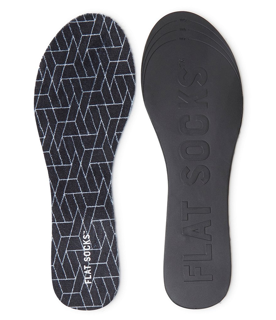 Flat Socks Snow Leopard Cushioned Liners 2-Pack