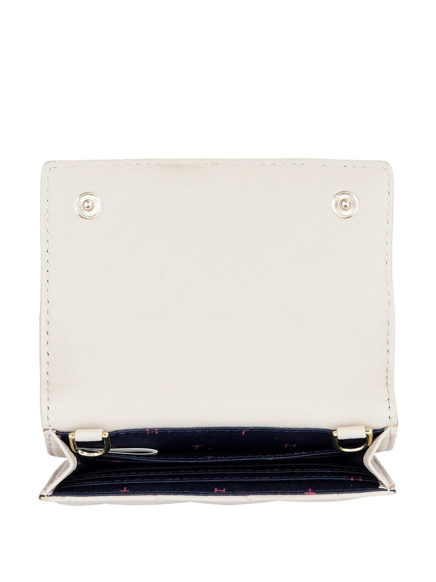 TOMMY HILFIGER Angelina Nude Textured Wallet For Women