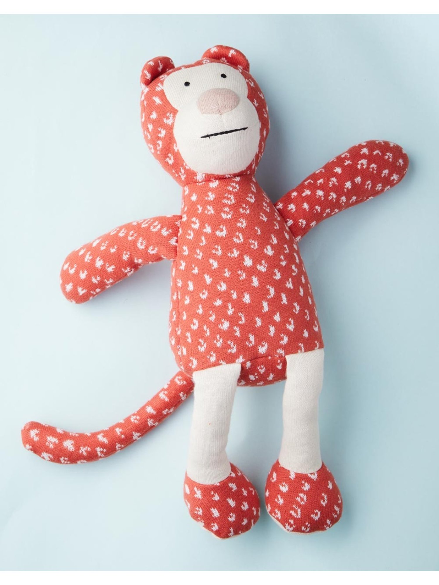 Fabindia Fabkids Toys Red Cotton Bear Toy