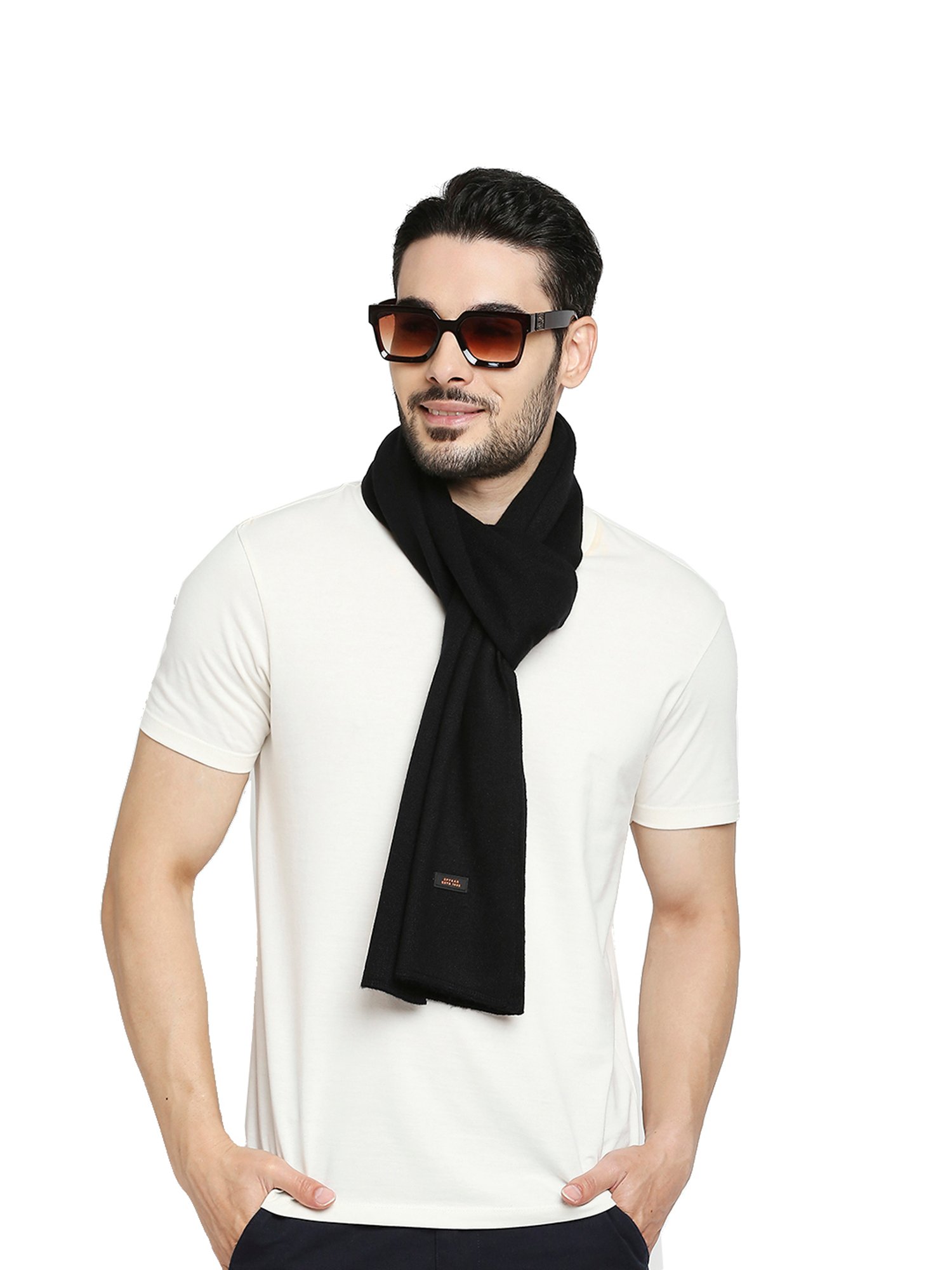 Gant Green Wool Solid Muffler