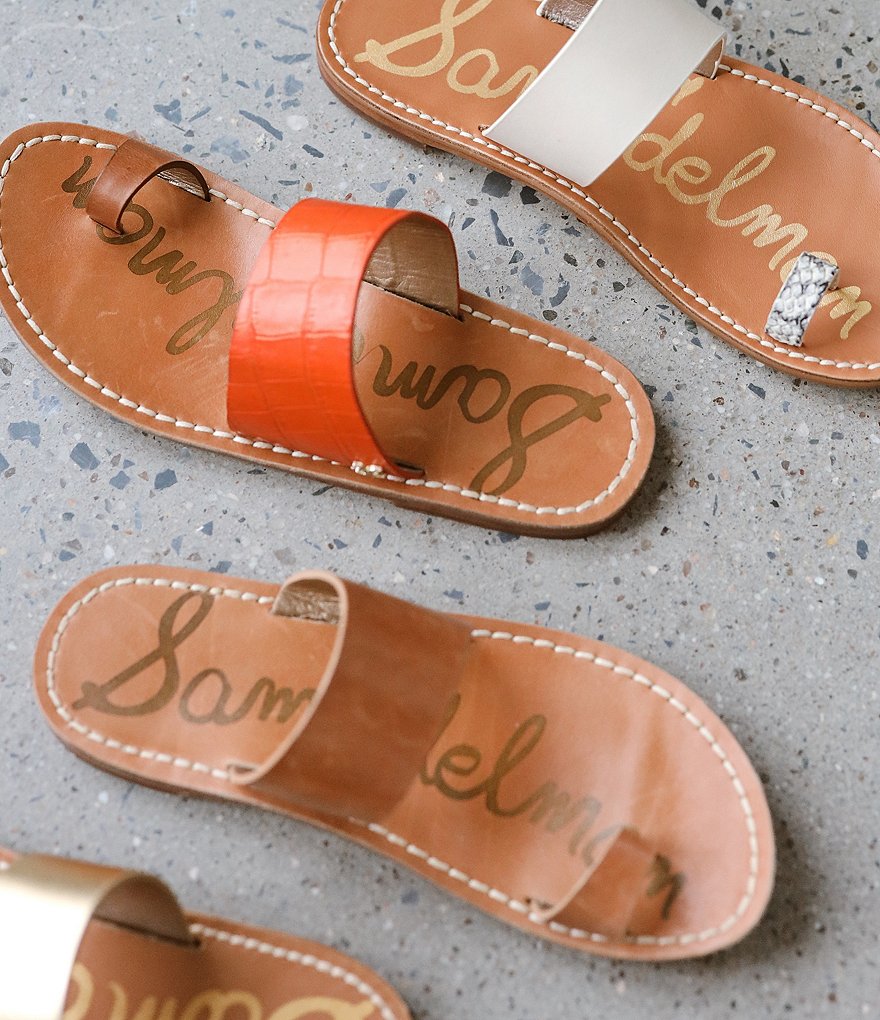 Sam Edelman Maxy Leather Toe Ring Sandals