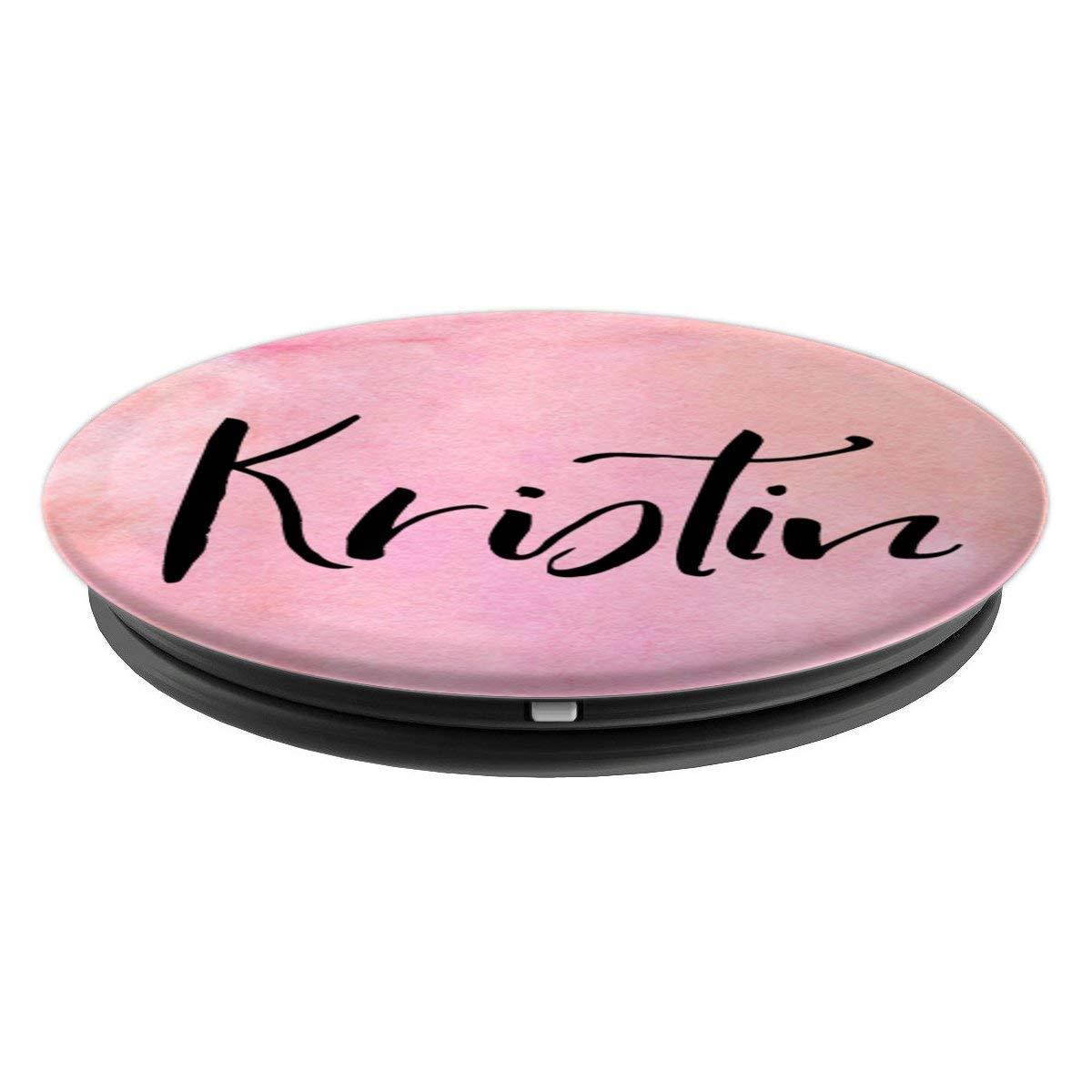 Kristin Personalized Custom Name Pop Socket - PopSockets Grip and Stand for Phones and Tablets