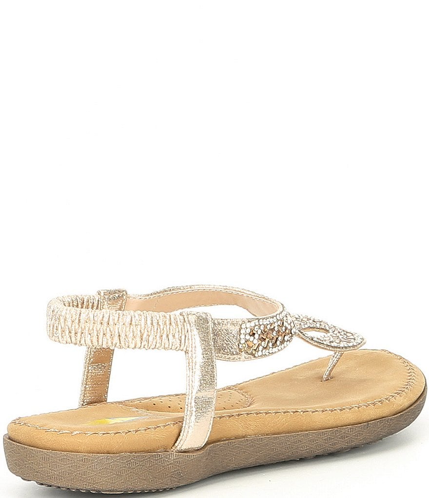 Volatile Cozi Jewel Embellished Thong Sandals