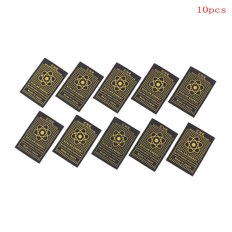 10pcs EMR scalar energy phone sticker anti radiation chip shield keep health