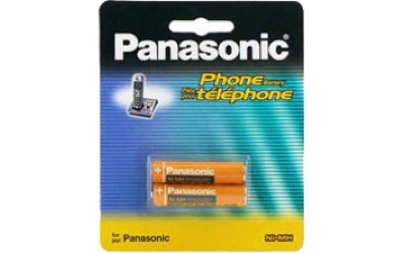 Panasonic HHR-4DPA/2B Nickel Metal Hydride Cordless Phone Battery - AAA - Nickel-Metal Hydride (NiMH) - 700mAh - 1.2V DC