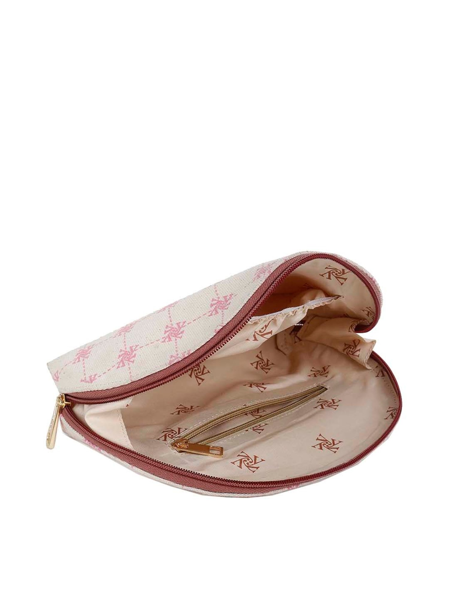 Yelloe Off White Printed Pouch