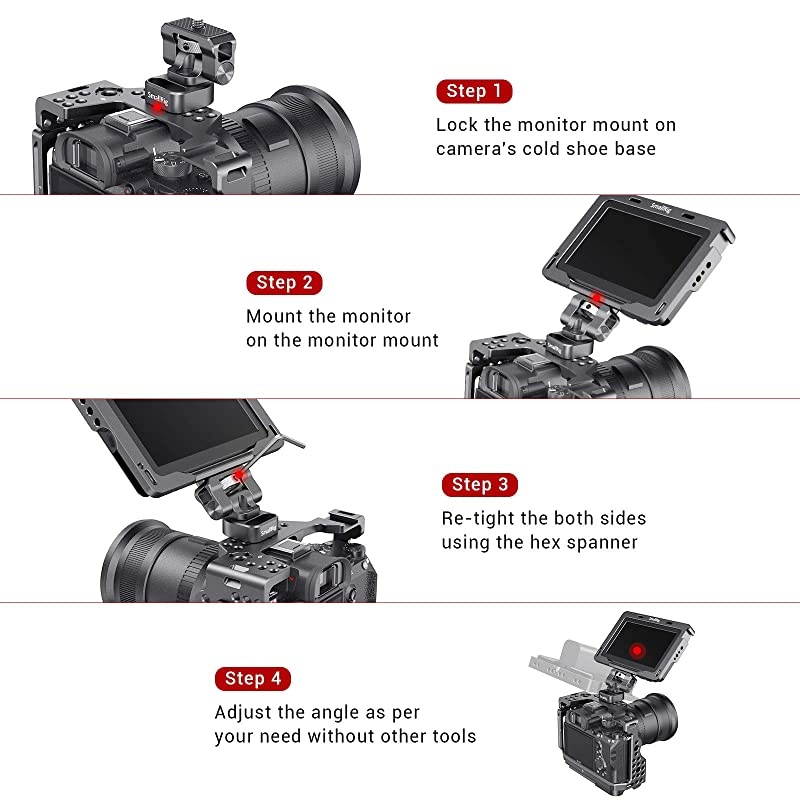 Swivel and Tilt Monitor Mount Holder for Field Monitors BSE2294