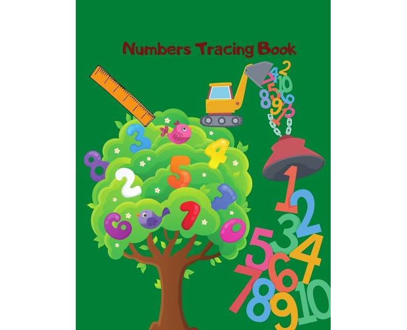 Numbers Tracing Book - by  Fetid Derek (Paperback)