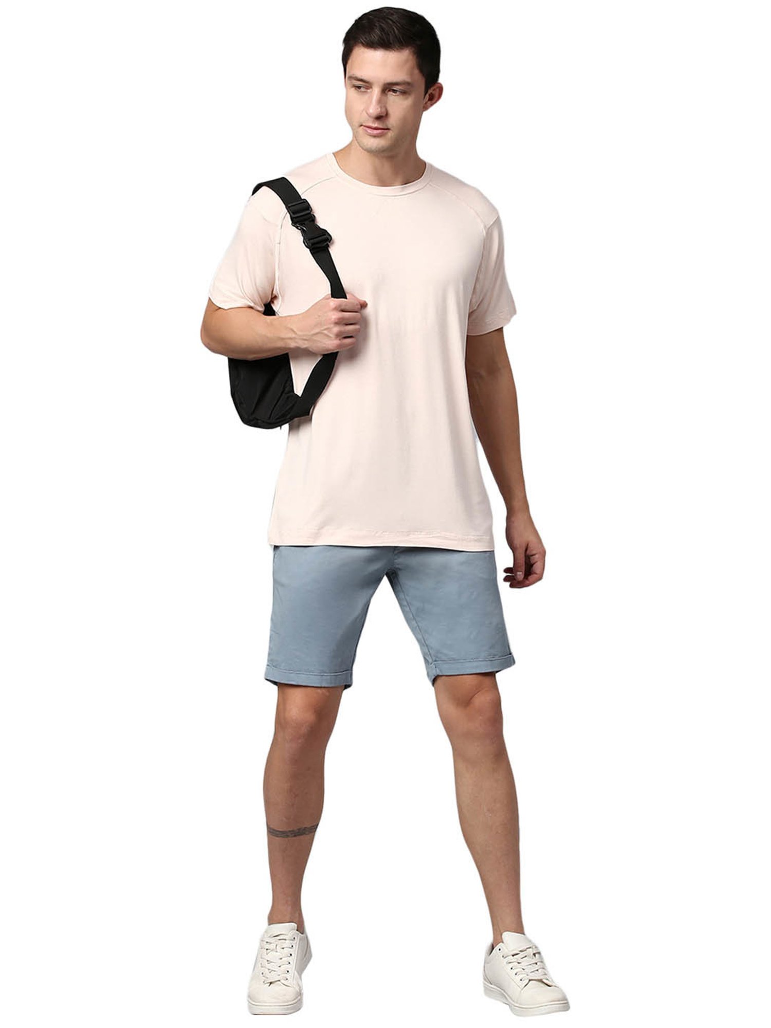 Slowave Peach Regular Fit T-Shirt