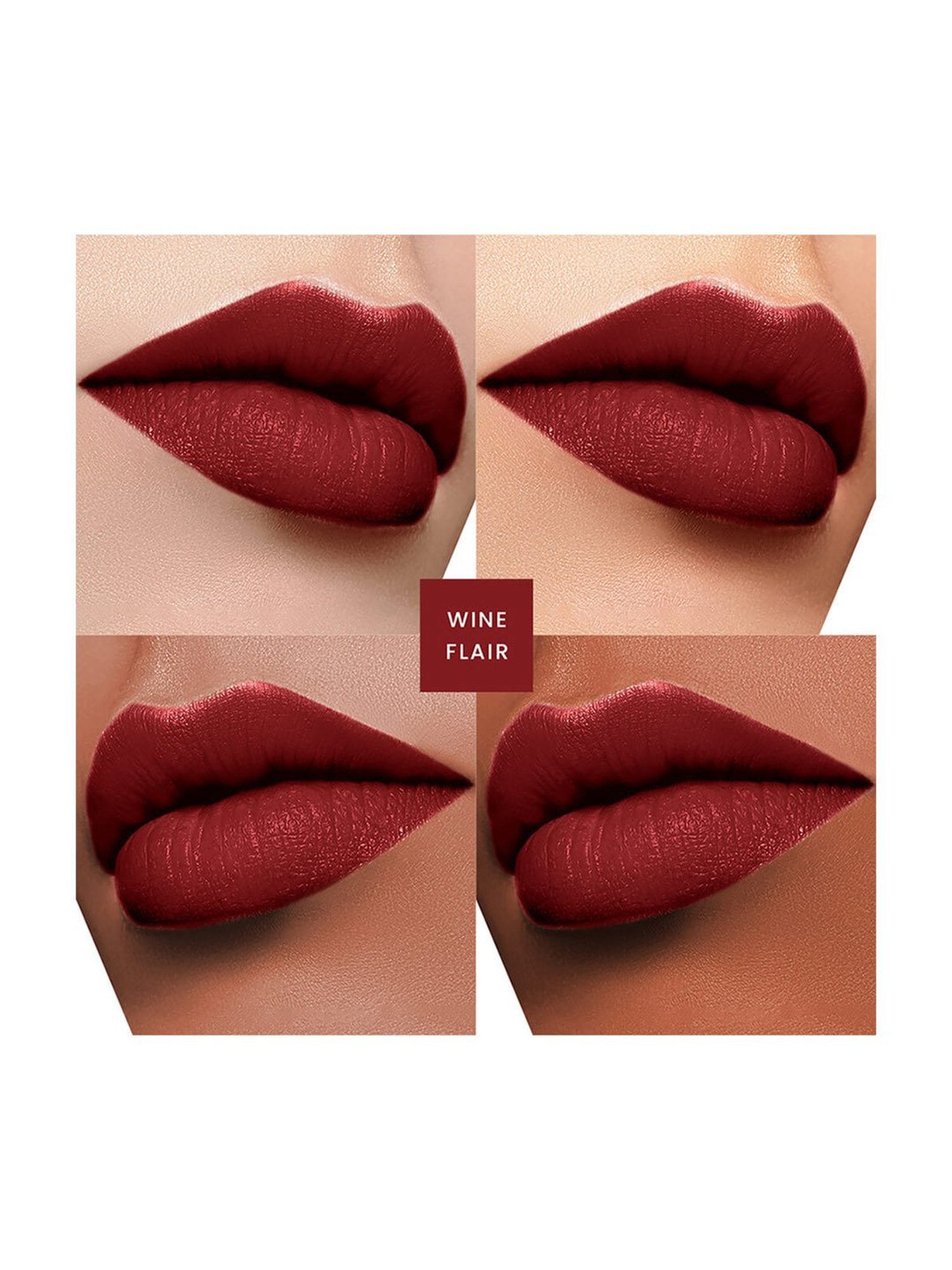 Lakme Absolute 3D Matte Lipstick Wine Flair - 3.6 gm