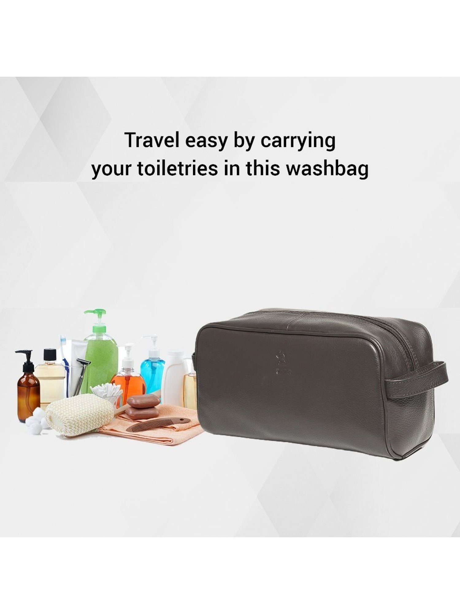 Kara Brown Textured Large Pouch