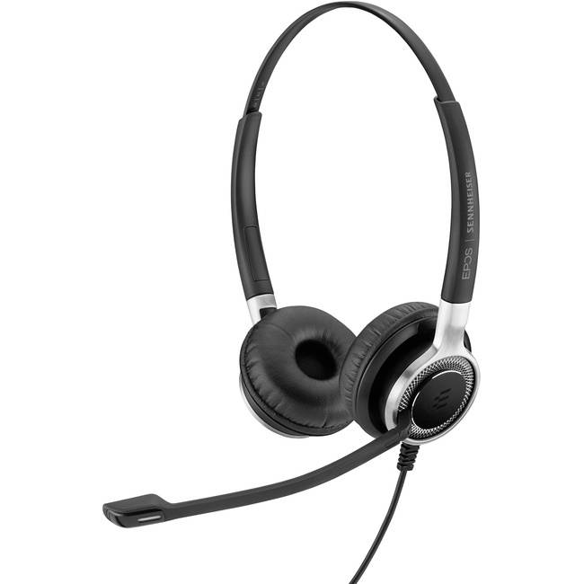Sennheiser SC 660 ANC USB (508311) - Double-Sided (Binaural) Business Headset | for Skype for Business | with HD Sound, Active Noise Cancellation Microphone, & USB Connector (Black)