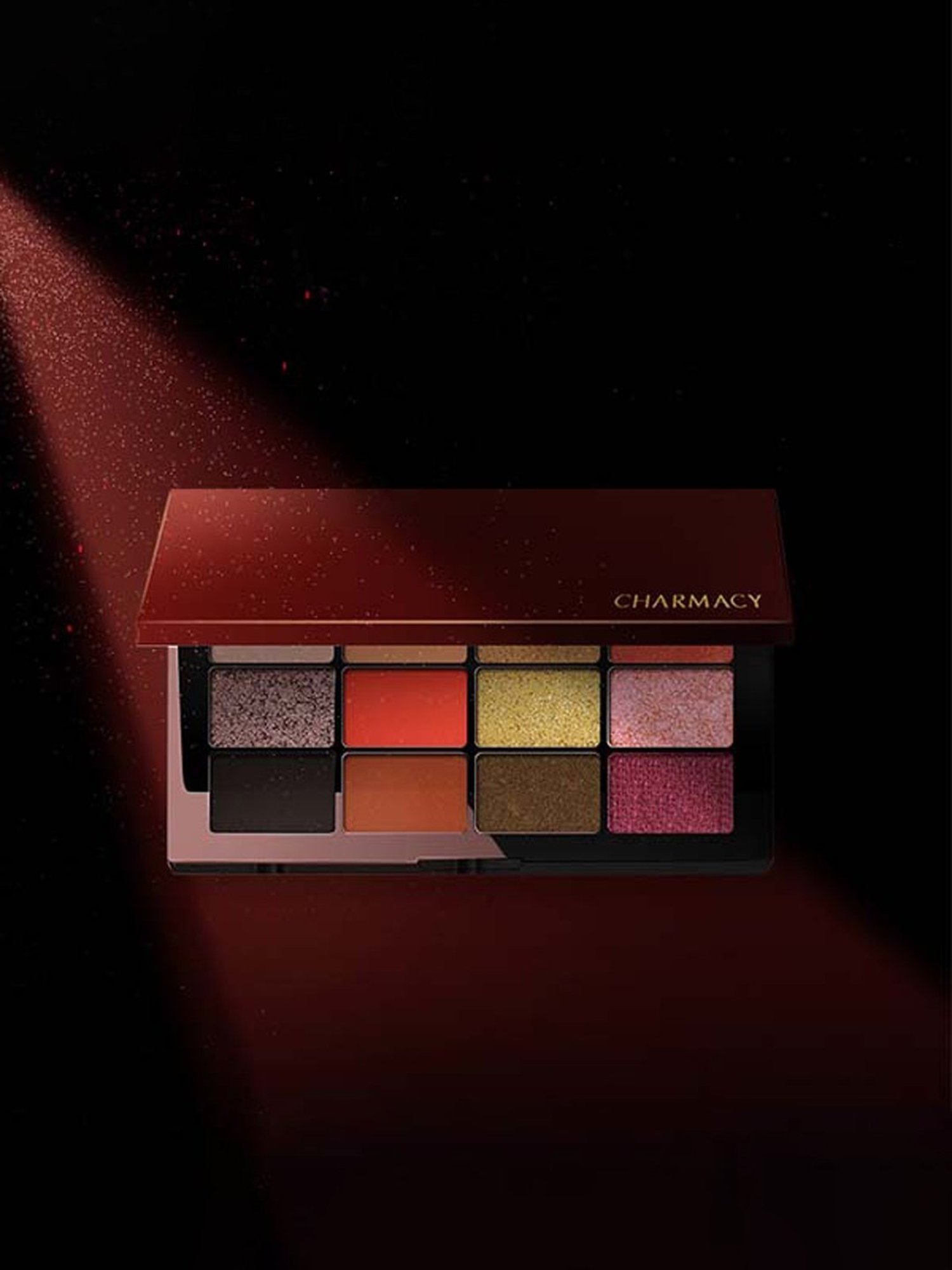 CHARMACY Milano Eyeshadow 12 Colors Palette - 10 gm