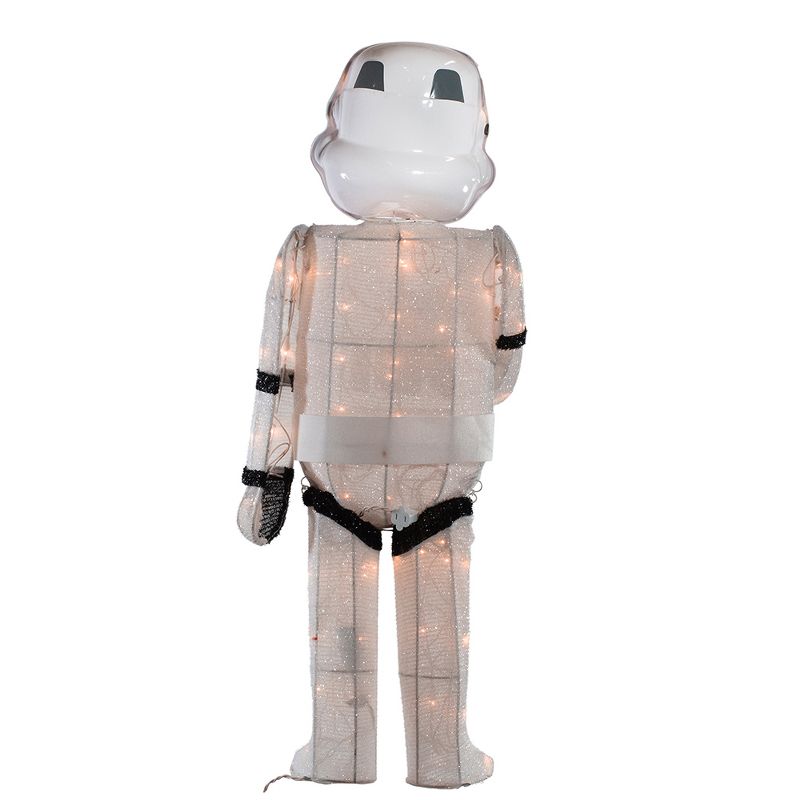 Kurt Adler 36-Inch Star Wars Stormtrooper Light-Up Tinsel Lawn D'ecor