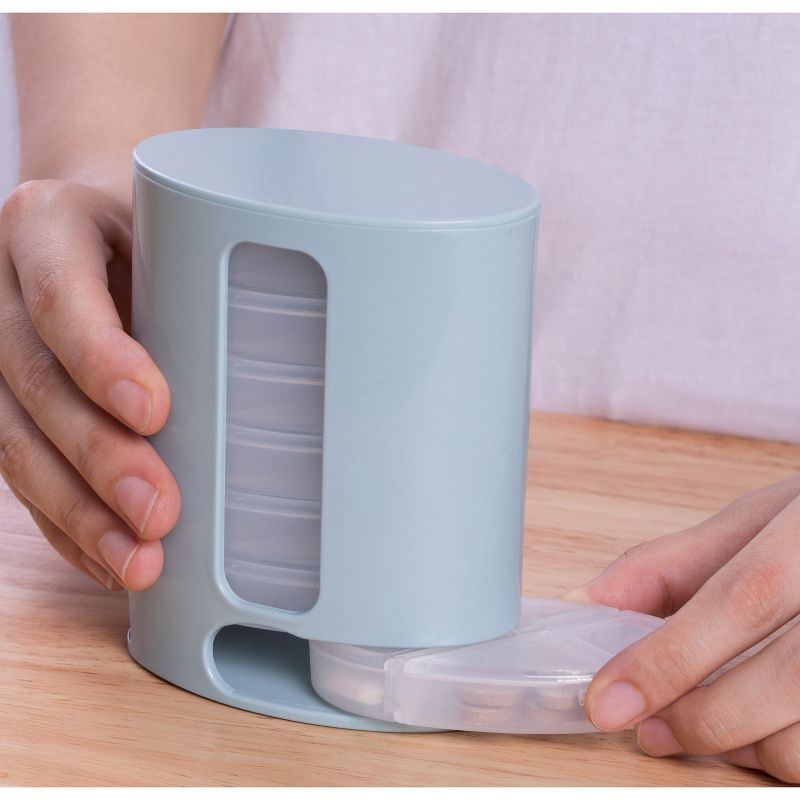 Basicwise Weekly Pill Dispenser Organizer