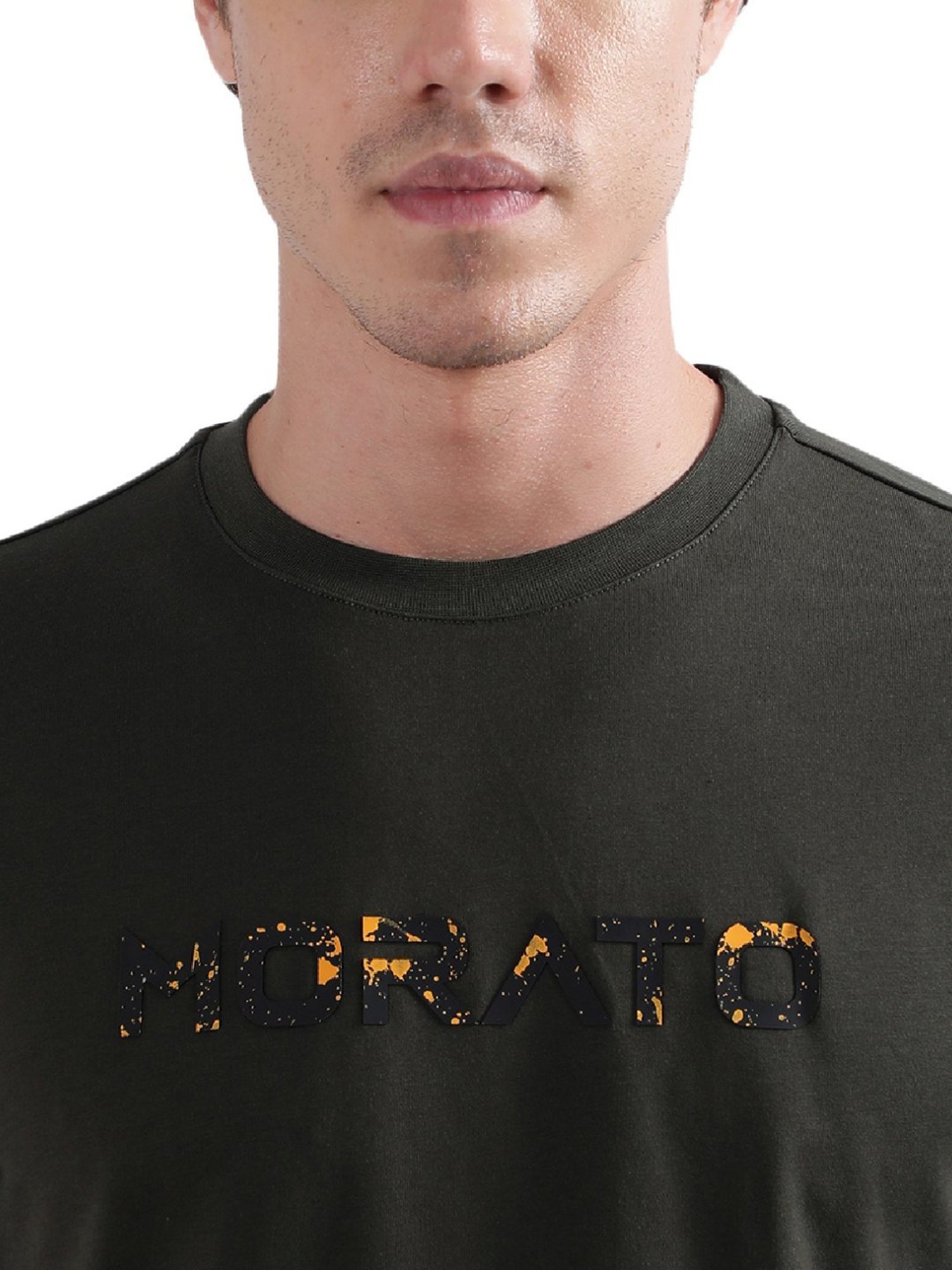 Antony Morato Green Cotton Regular Fit T-Shirt