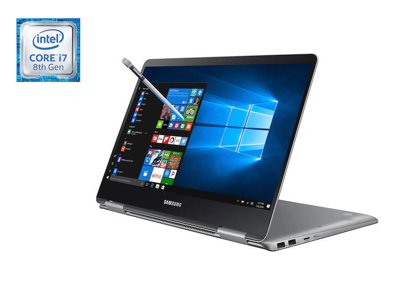 Samsung Notebook 9 Pro 2 in 1 Laptop Computer 15" FHD Touchscreen Display 8th Gen Intel Quad-Core i7-8550U 16GB DDR4 512GB SSD 2GB AMD RADEON 540 Backlit KB USB-C Pen Win 10