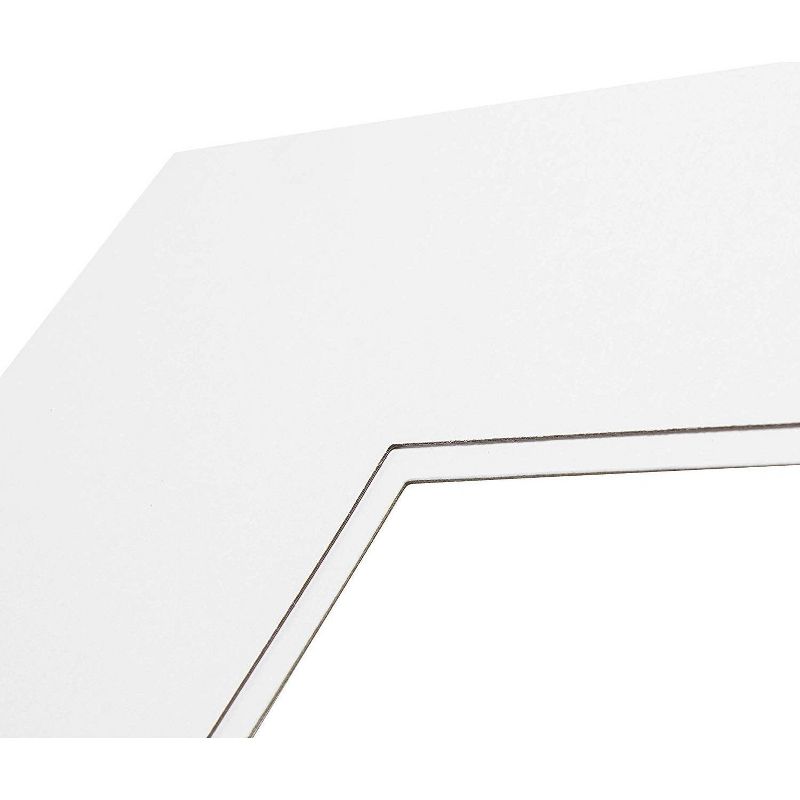 6-Pack Signature Autograph Picture Mat Frames for Weddings, Graduation, White, 14 X 11 inches