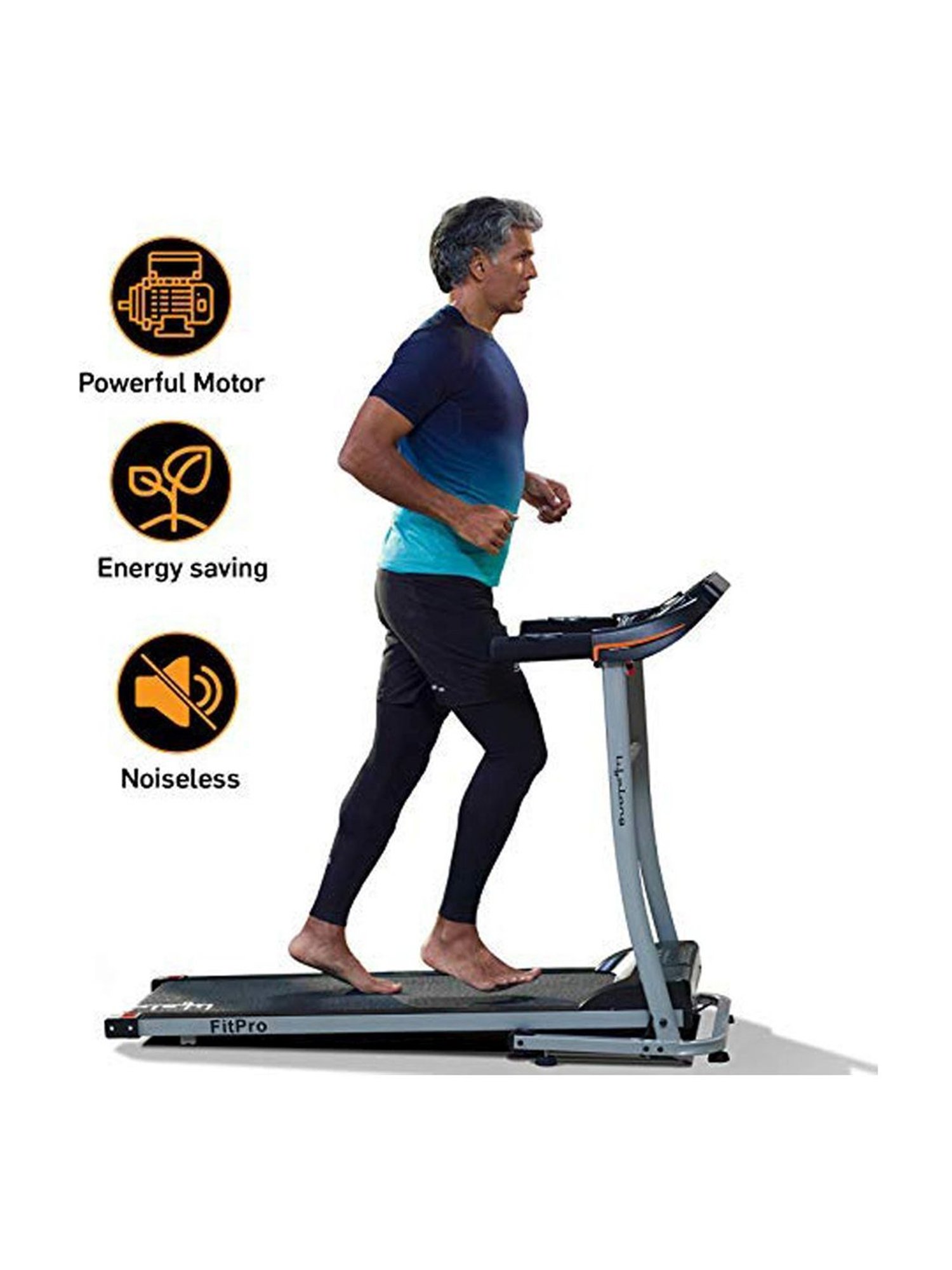 Lifelong FitPro LLTM09 (2.5 HP Peak) Motorized Treadmill
