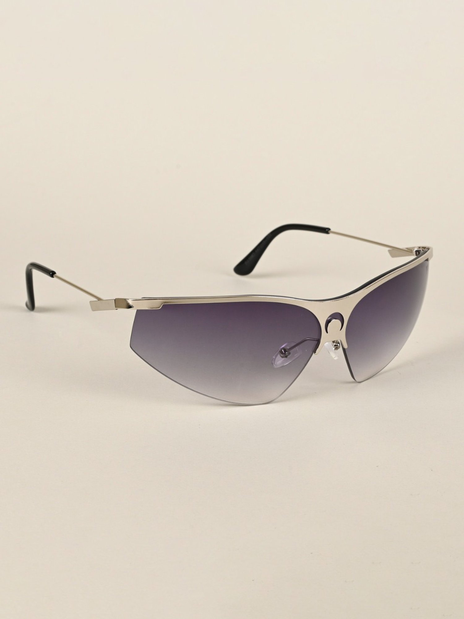 Voyage Grey Wraparound UV Protection Unisex Sunglasses