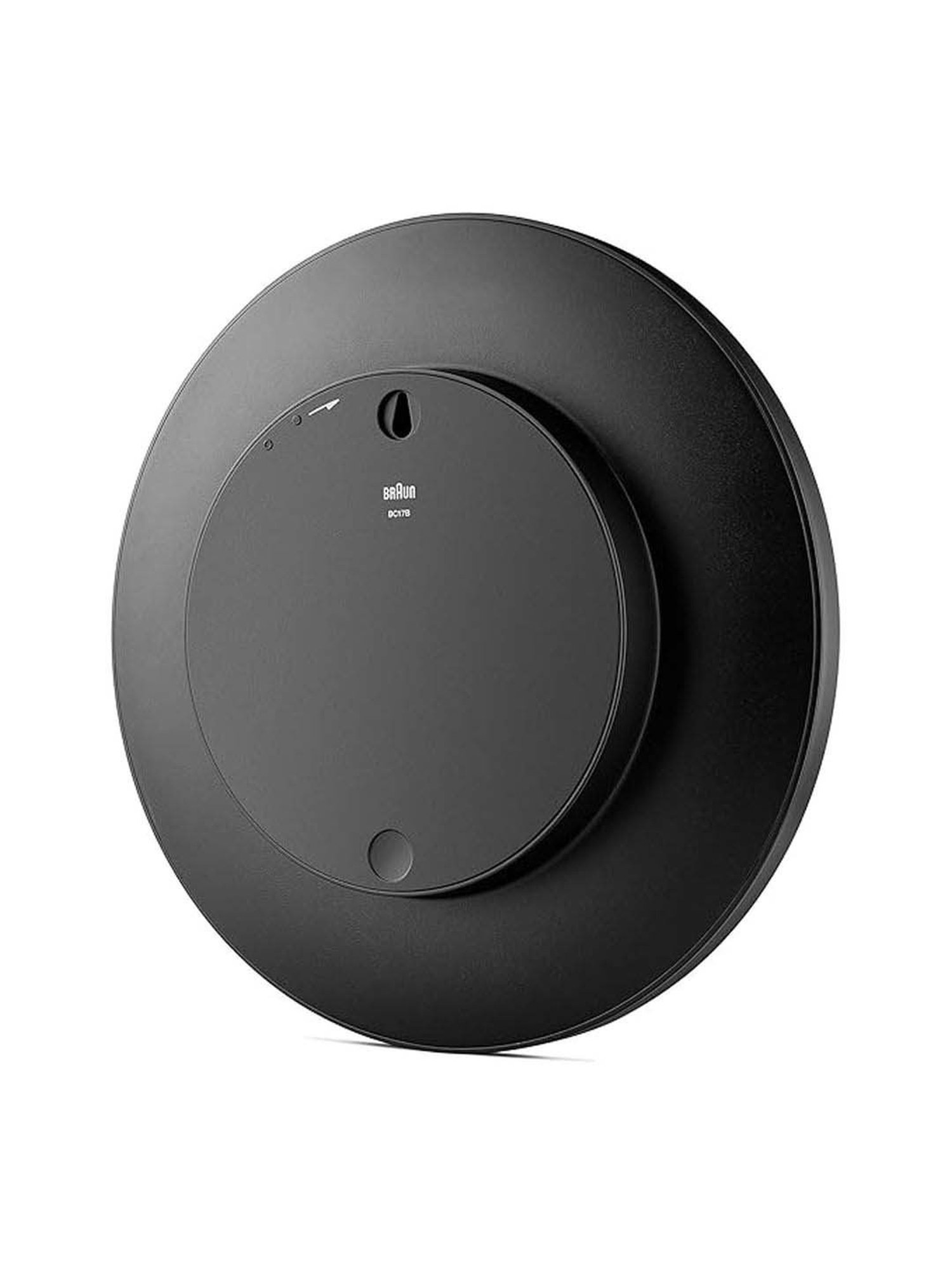 Braun Black Digital Wall Clock With Indoor Temperature, Date & Day