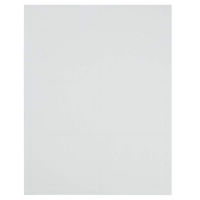 Sustainable Greetings 200-Count White Printable Mini Blank Seating Tent Table Number Signs Place Cards, 2 x 3.5 in