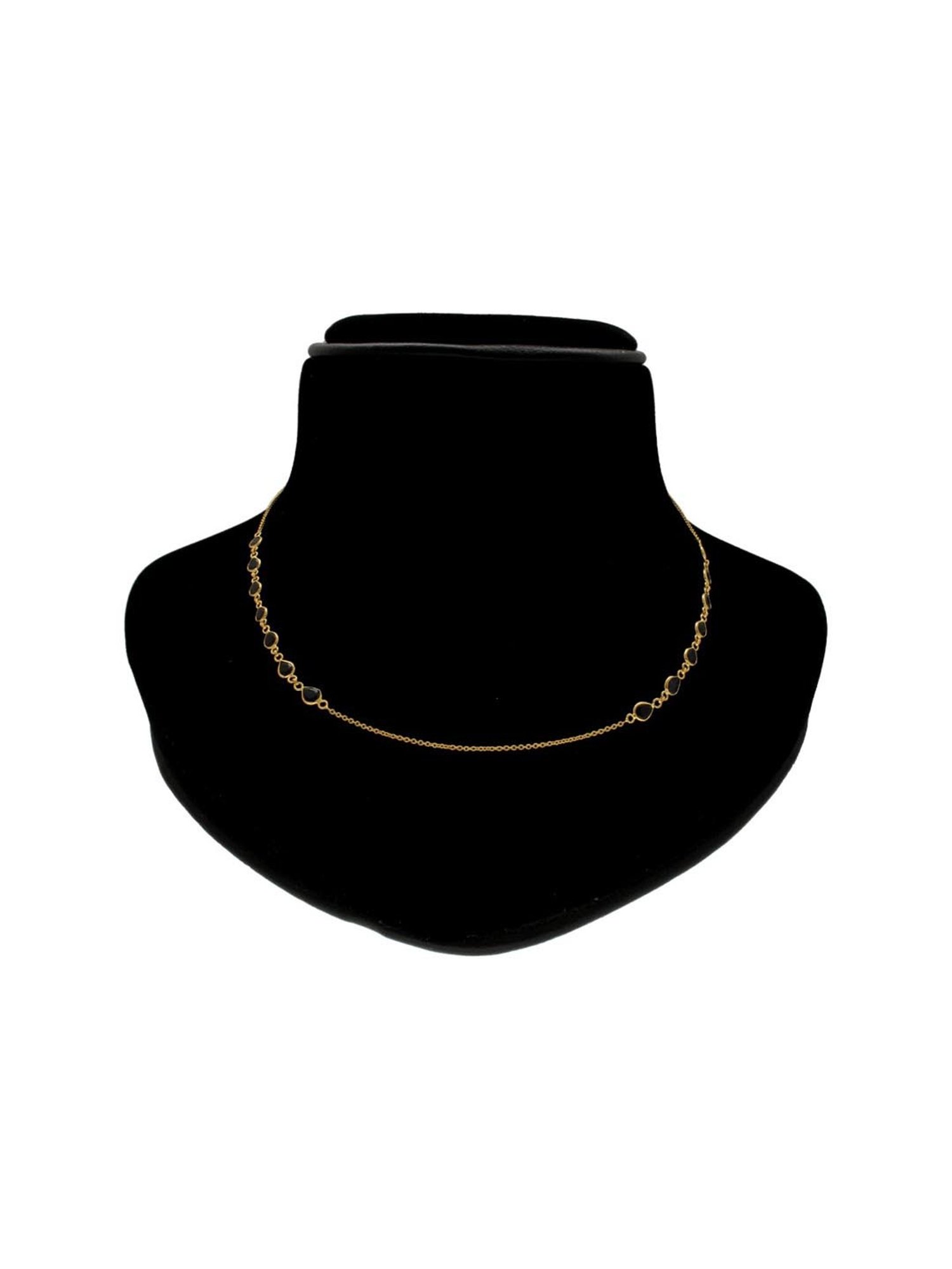 Sri Jagdamba Pearls Pari 18k Gold Chain for Women & Girls