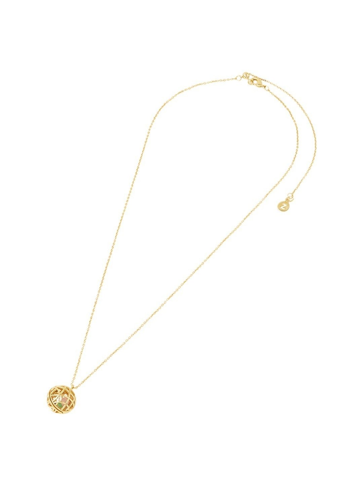 Accessorize London Real Gold-Plated Semi-precious Stone Necklace