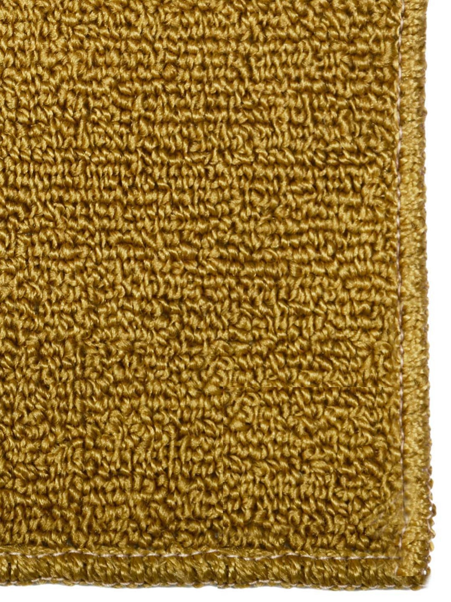 Saral Home Mustard Polyester Modern Carpet - Set of 1