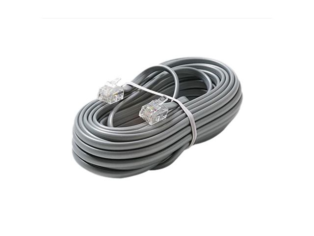 STEREN Model 306-015SL 15 ft 6C Telephone Line Cord