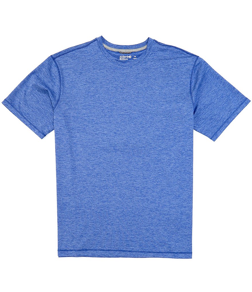 Solaris Powered by CoolCore Short-Sleeve Striated Crew Neck Performance Tee