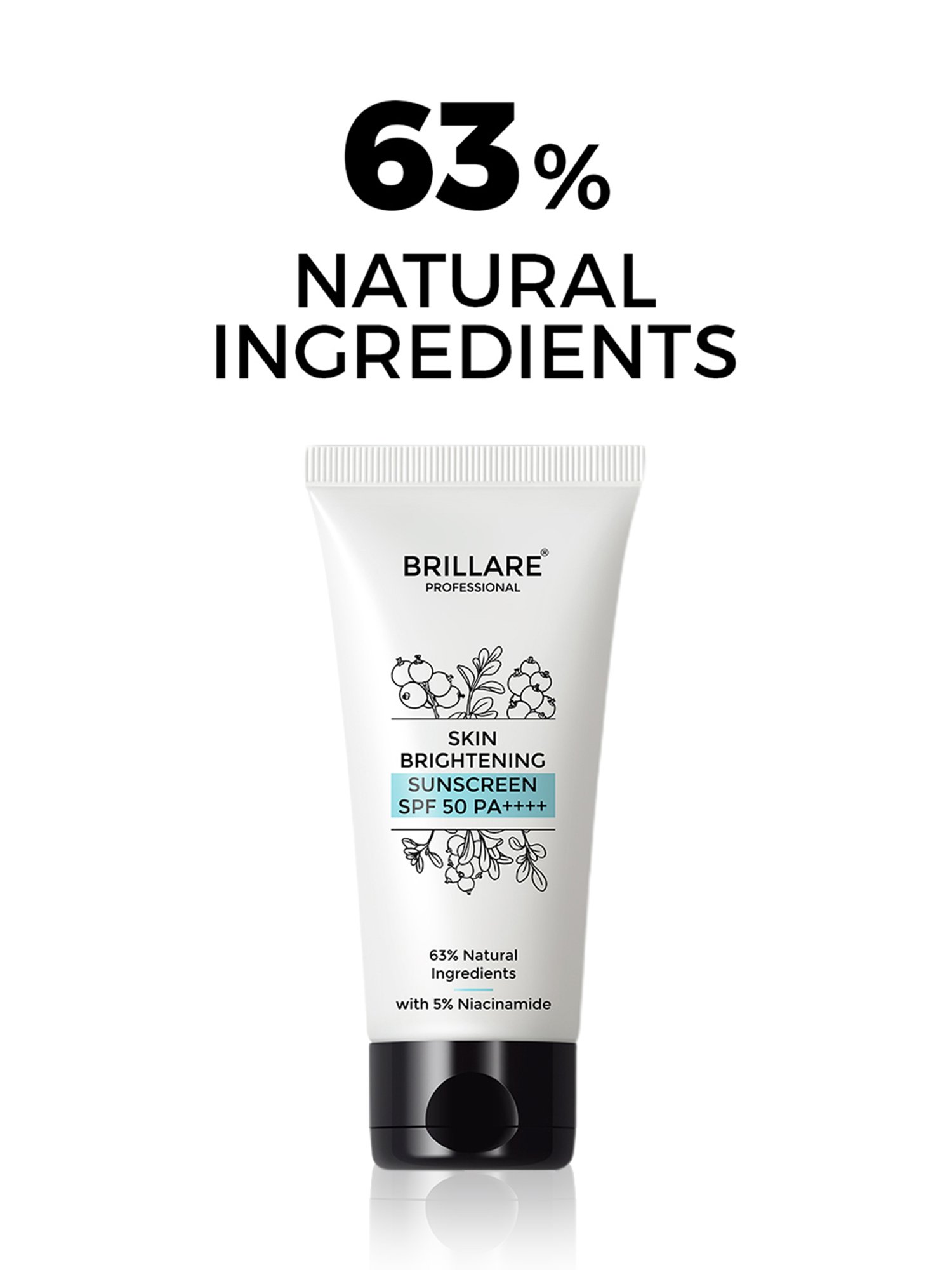 Brillare Skin Brightening Sunscreen SPF 50 PA++++ - 50 gm