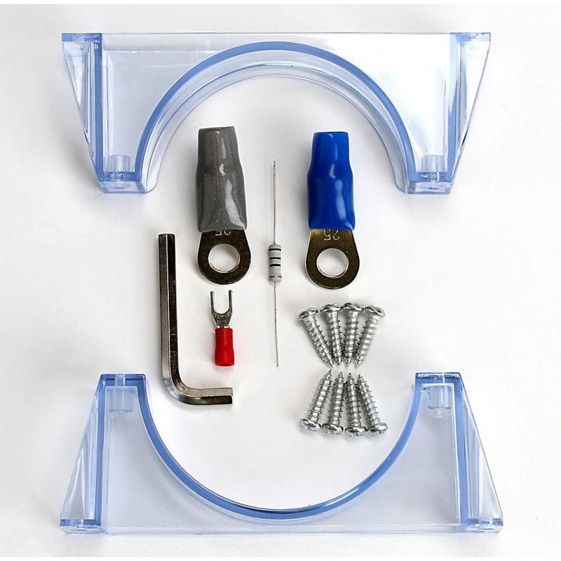 Sound Storm C22 2 Farad Car Capacitor for Energy Storage to Enhance Bass Demand and Boost Audio System with Digital LED Voltage Meter, Black