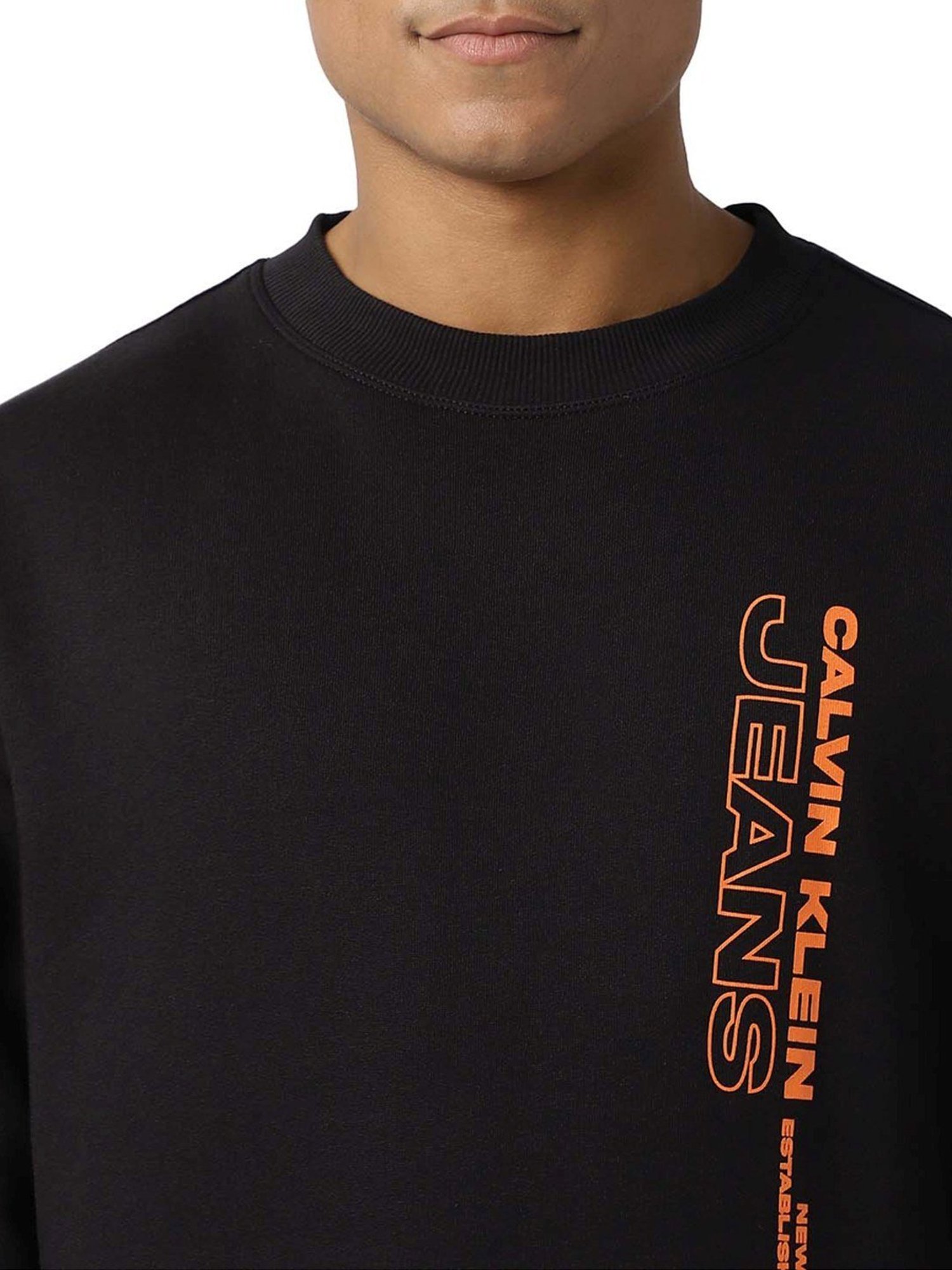 Calvin Klein Jeans Black Regular Fit Sweater