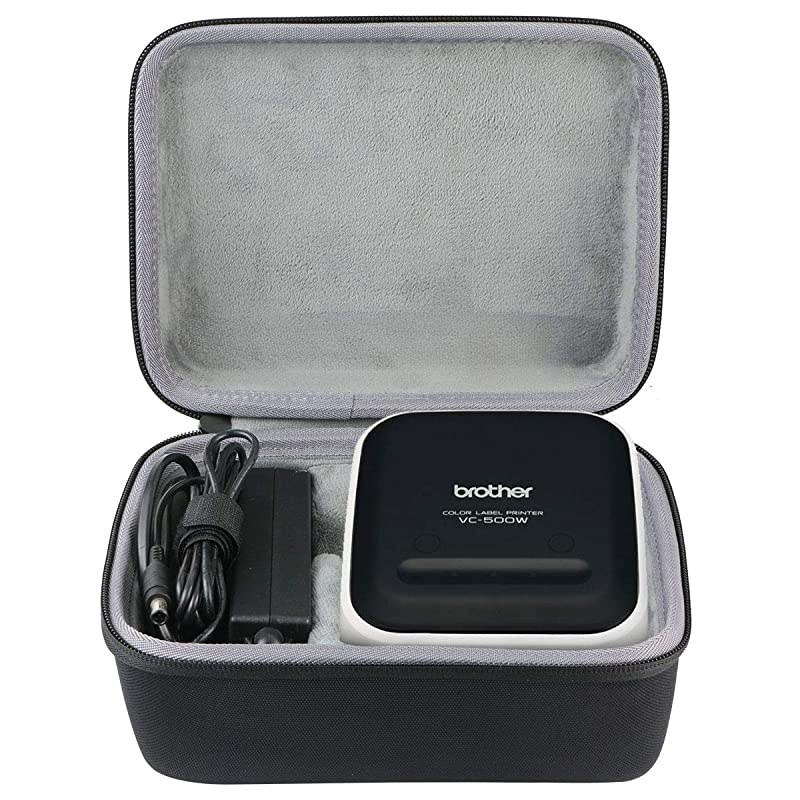 Hard Travel Case for Brother VC500W Versatile Compact Color Label Photo Printer